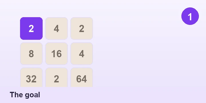 The goal - 2048