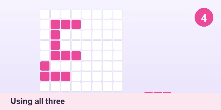 Using all three - Block Puzzle