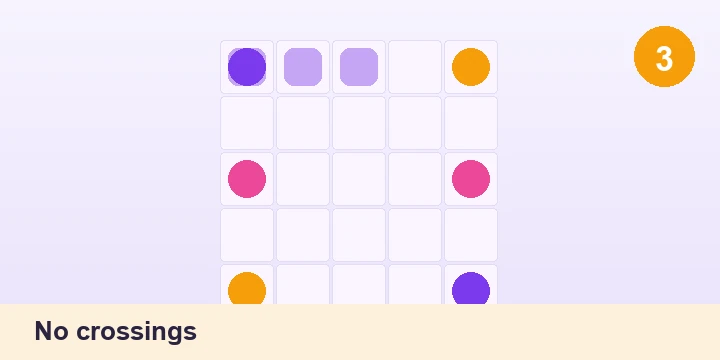 No crossings - Dot Connect