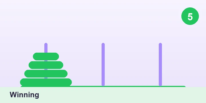 Winning - Tower of Hanoi