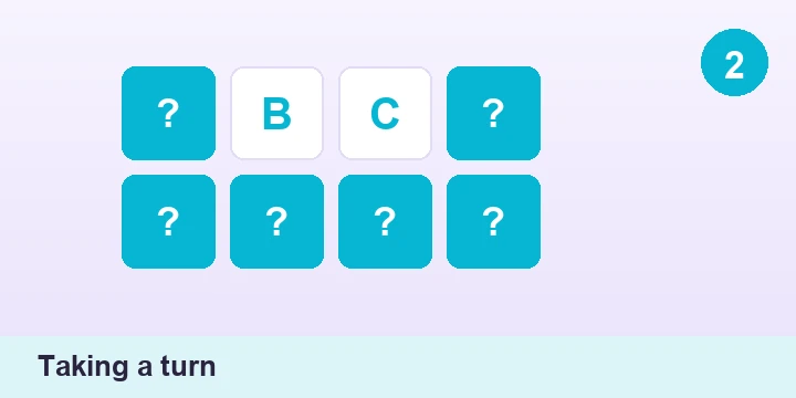 Taking a turn - Memory Match