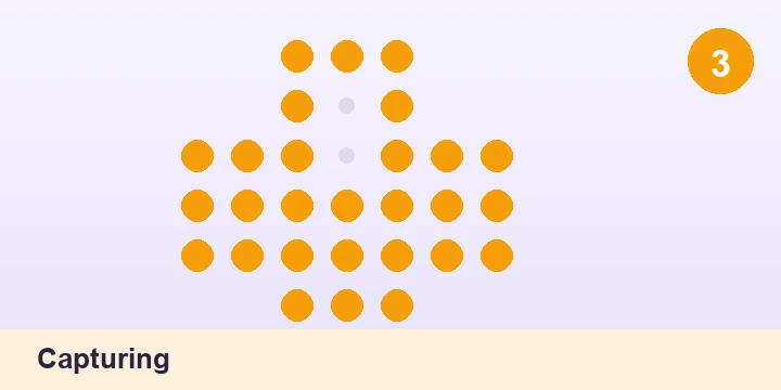 Capturing - Peg Solitaire