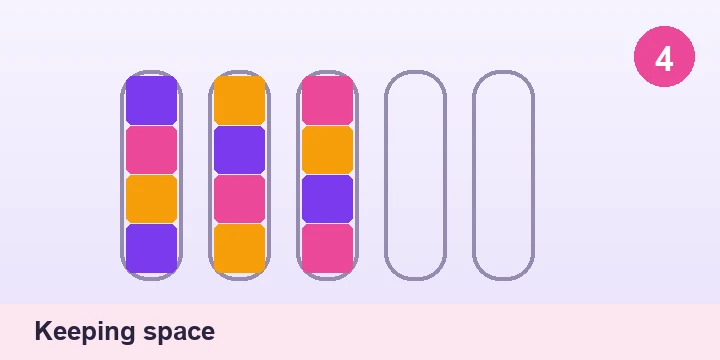 Keeping space - Water Sort