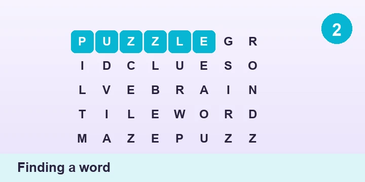 Finding a word - Word Search